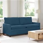 vidaXL Bank Blauw 196 x 81 x 87,5 cm Fluweel