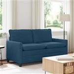 vidaXL Bank Blauw 156 x 81 x 87,5 cm Fluweel