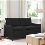 vidaXL Bank Zwart 156 x 81 x 87,5 cm Fluweel