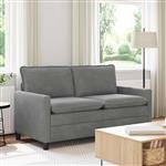 vidaXL Bank Donkergrijs 156 x 81 x 87,5 cm Fluweel