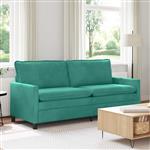 vidaXL Bank Turquoise 196 x 81 x 87,5 cm Fluweel