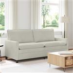 vidaXL Bank Crèmekleurig 196 x 81 x 87,5 cm Fluweel