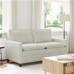vidaXL Bank Crèmekleurig 156 x 81 x 87,5 cm Fluweel