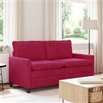 vidaXL Bank Wijnrood 156 x 81 x 87,5 cm Fluweel