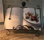 Een standaard / houder voor muziekstukken, kookboek standaard,  menu's, boeken etcetera