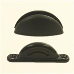 Deurvanger Plopp 2-delig Zwart