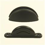 Deurvanger Plopp 2-delig Zwart