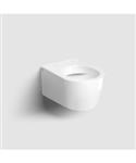 Clou New Hammock Wandtoilet 37x49x33cm Glanzend Wit Keramiek versie 49cm