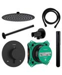 Regendouche Inbouw Hansgrohe Ecostat Plafonduitloop met Handdouche en Hoofddouche 30 cm Thermostaat 