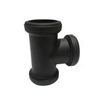 Koppel T Stuk Wiesbaden 32mm tbv Vloerbuis Mat Zwart