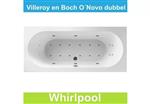 Ligbad Villeroy & Boch O.novo 190x90 cm Balboa Whirlpool systeem Dubbel