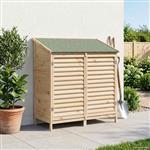 vidaXL Tuinschuur Naturel 106 x 56 x 113,5 cm Massief Vurenhout