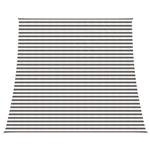 vidaXL Zonneschaduwzeil Lichtgrijs en wit. 4 / 5 x 4 m HDPE