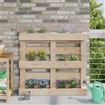 vidaXL Bloembakken voor Euro-pallets 24 pcs Lichtgrijs