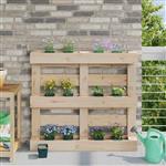 vidaXL Bloembakken voor Euro-pallets 24 pcs Groen 13,5 x 9 x 9,5 cm