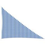 vidaXL Zonneschaduwzeil Blauw en Wit 3 x 4 x 5 m HDPE