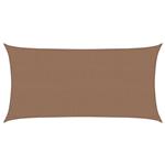 vidaXL Zonneschaduwzeil Taupe 2,5 x 6 m HDPE