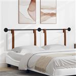 vidaXL Hangend Hoofdeinde Wandgemonteerd Wit 190 x 55 x 5 cm Antiek PU