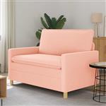 vidaXL Bank Roze 126 x 81 x 87,5 cm Stof