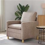 vidaXL Bank Beige 76 x 81 x 87,5 cm Polyester