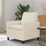 vidaXL Bank Crèmekleurig 76 x 81 x 87,5 cm Stof