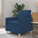 vidaXL Bank Blauw Stof