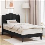 vidaXL Bedframe met hoofdeinde Zwart 90 x 190 cm Fluweel