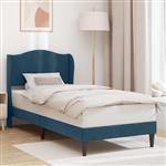 vidaXL Bedframe met hoofdeinde Blauw 80 x 200 cm Fluweel