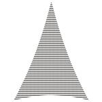 vidaXL Zonneschaduwzeil 5 x 7 x 7 m HDPE