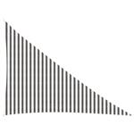 vidaXL Zonneschaduwzeil Lichtgrijs en wit. 3 x 4 x 5 m HDPE