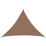 vidaXL Zonneschaduwzeil Taupe 7 x 5 x 5 m HDPE