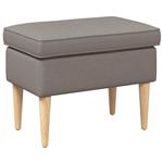 vidaXL Voetenbank 55 x 35 x 41 cm 100% polyester, Multiplex