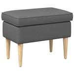 vidaXL Voetenbank 55 x 35 x 41 cm 100% polyester, Multiplex