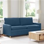 vidaXL Bank Blauw Stof