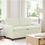 vidaXL Bank Crèmekleurig 156 x 81 x 87,5 cm Stof