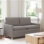 vidaXL Bank Taupe Stof