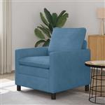 vidaXL Bank Blauw 76 x 81 x 87,5 cm Stof