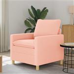 vidaXL Bank Roze 76 x 81 x 87,5 cm Stof