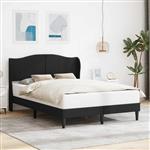 vidaXL Bedframe met hoofdeinde Zwart 120 x 200 cm Kunstleer