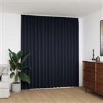 vidaXL Gordijn verduisterend met haken 290x245 cm antraciet