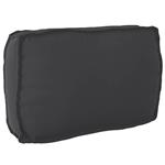 vidaXL Kussen Zwart 70 x 40 x 12 cm Oxford Stof