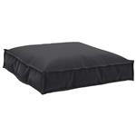 vidaXL Kussen Zwart 70 x 70 x 12 cm Oxford Stof