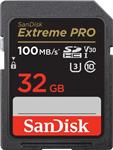SanDisk Extreme Pro 32GB SDHC Memory Card 100MB