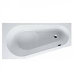 Hoekbad Delta 160X80X44 Cm Rechts/Links Wit