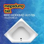 Hoekbad Austin 145X145X48 Cm Wit