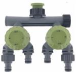 Waterkraanadapter waterverdeler 5-voudig 1/2'' en 3/4'' direct op slang of kraan
