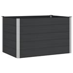 vidaXL Verhoogde plantenbak Zwart 150 x 100 x 91 cm