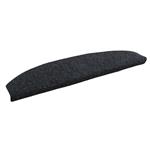 vidaXL Zelfklevende Trapmatten 15 pcs Zwart 80 x 24,5 x 3,5 cm