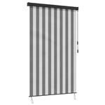 vidaXL Rolgordijn Antraciet en Wit 180 x 250 cm Stof en Aluminium