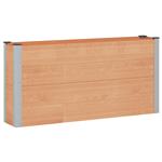 vidaXL Verhoogde plantenbak Bruin 150 x 30 x 72 cm